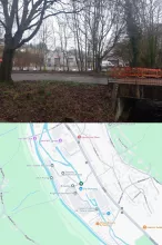 Current View of Location of Thrupp Lower Mill and Pheonix Foundry