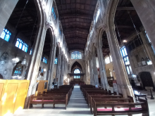 The nave interior St John The Baptist Cirencester