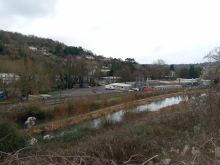 Link to history of Stroud Railway Station and Brunel's Goods Shed 1845 and Stroudwater Canal Warehouse 1828
