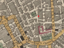 Leicester Square London Map 1833