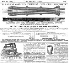Ransomes and Sims advertisement.