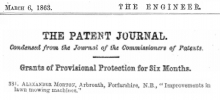1863-03-06  The Engineer - Morton's Patent 