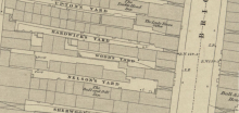 1847- Leeds Map showing J. Nelson & Sons