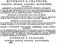 1847 Farmers Almanac - Richmond and Chandler of Salford