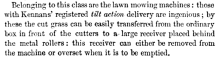 Mention of Kennan and Sons Registered Tilt Mechanism