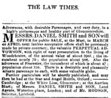 The Law Times - Sale of Woodchester Park