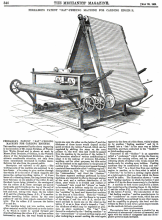 Mecahanics Magazine - James  Ferrabee's Wool Lap machine