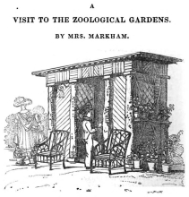 Mrs Markham's Account of The Zoological Gardens